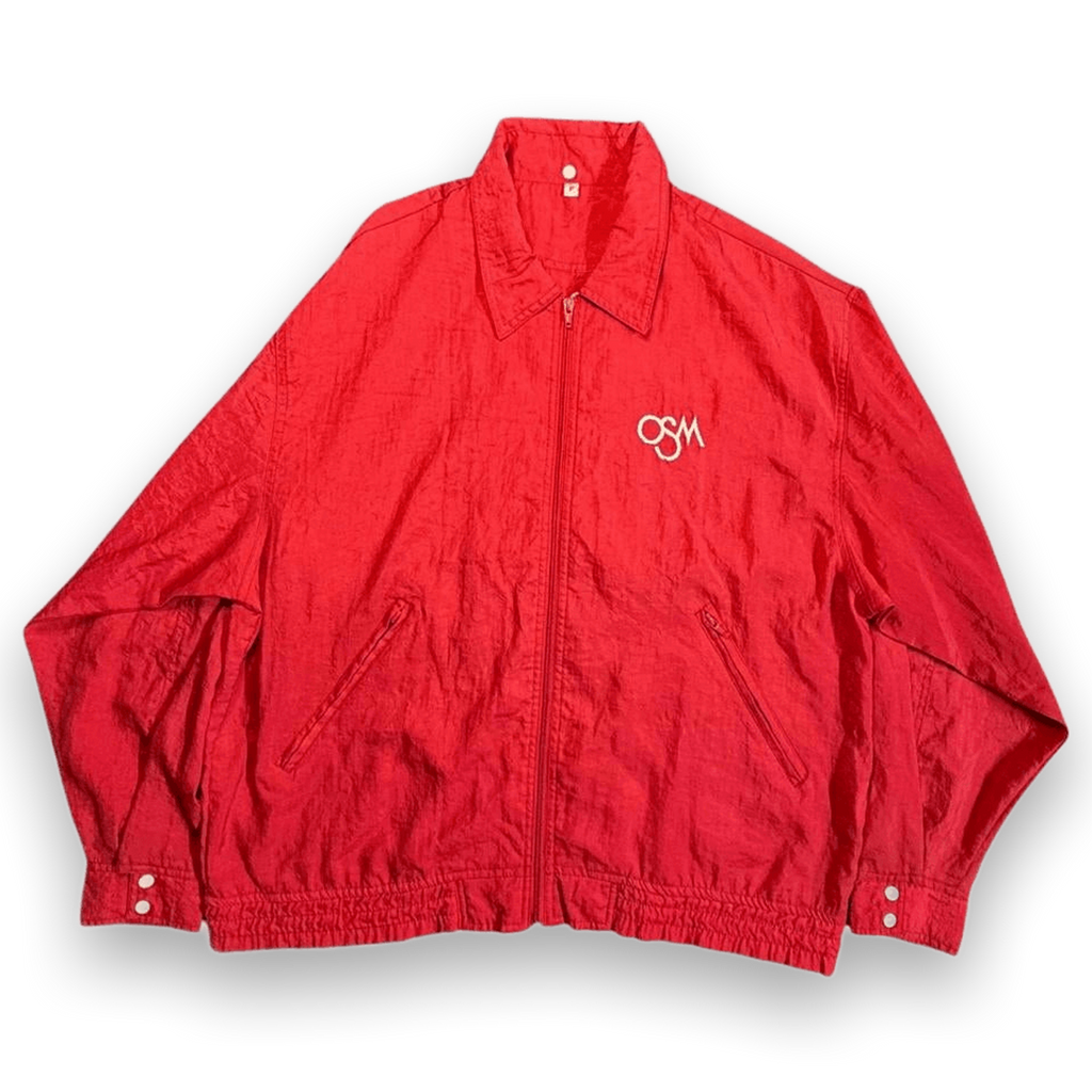 Osaka School of Music Japan Vintage 80s Windbreaker Red M