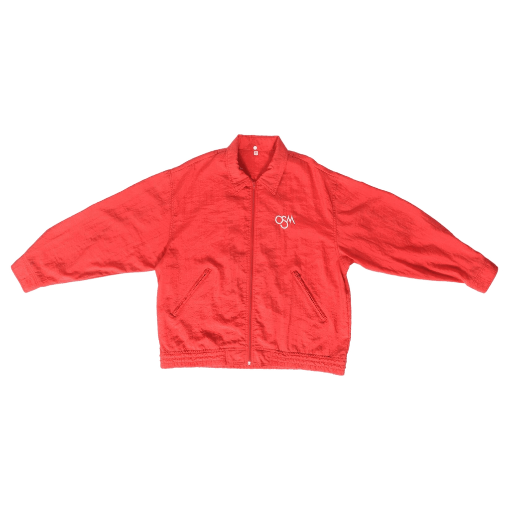 Osaka School of Music Japan Vintage 80s Windbreaker Red M