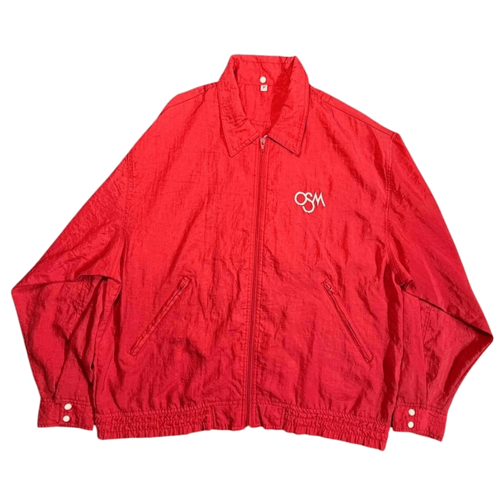 Osaka School of Music Japan Vintage 80s Windbreaker Red M