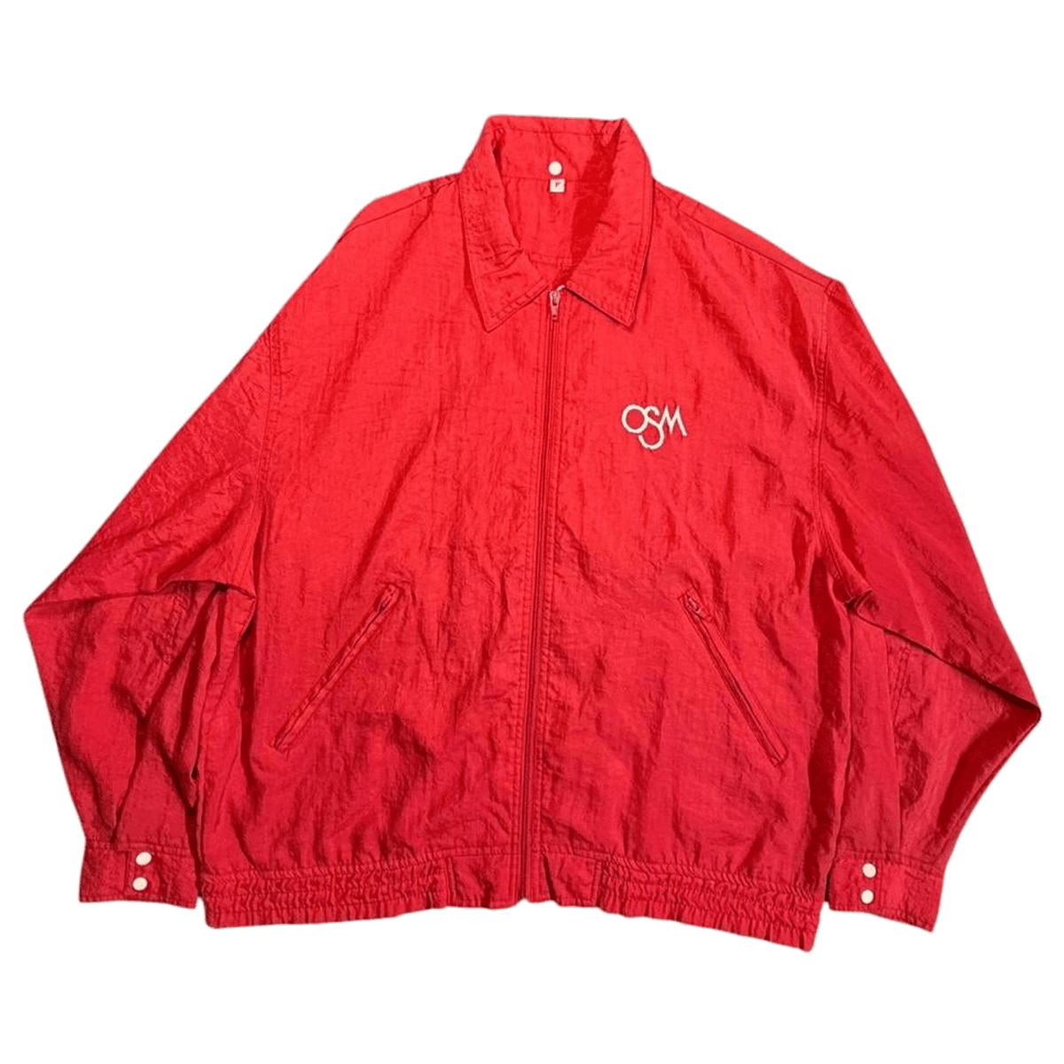 Osaka School of Music Japan Vintage 80s Windbreaker Red M