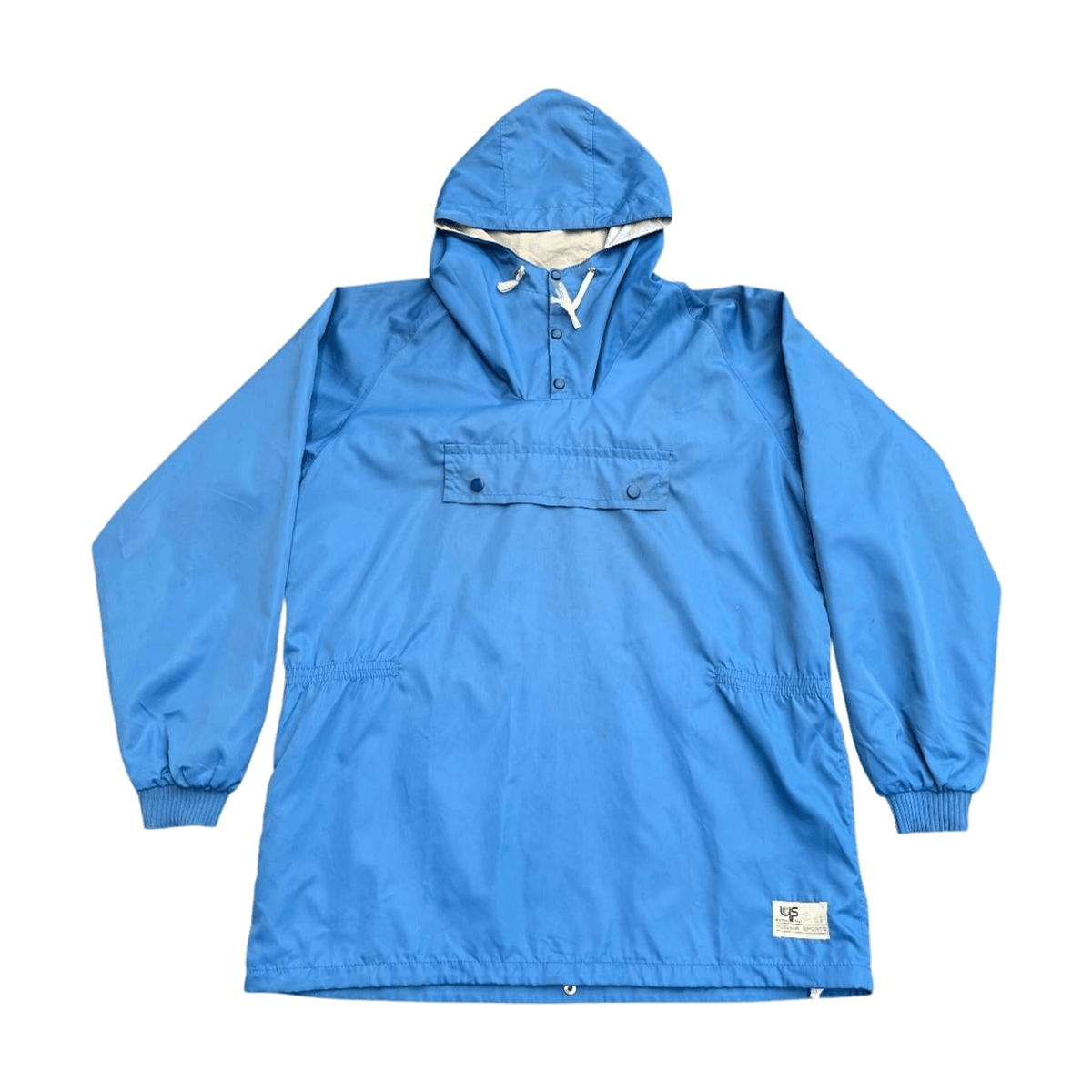 Yoshimi Sports Japan 1980's Vintage Outdoor Smock Jacket Blue L