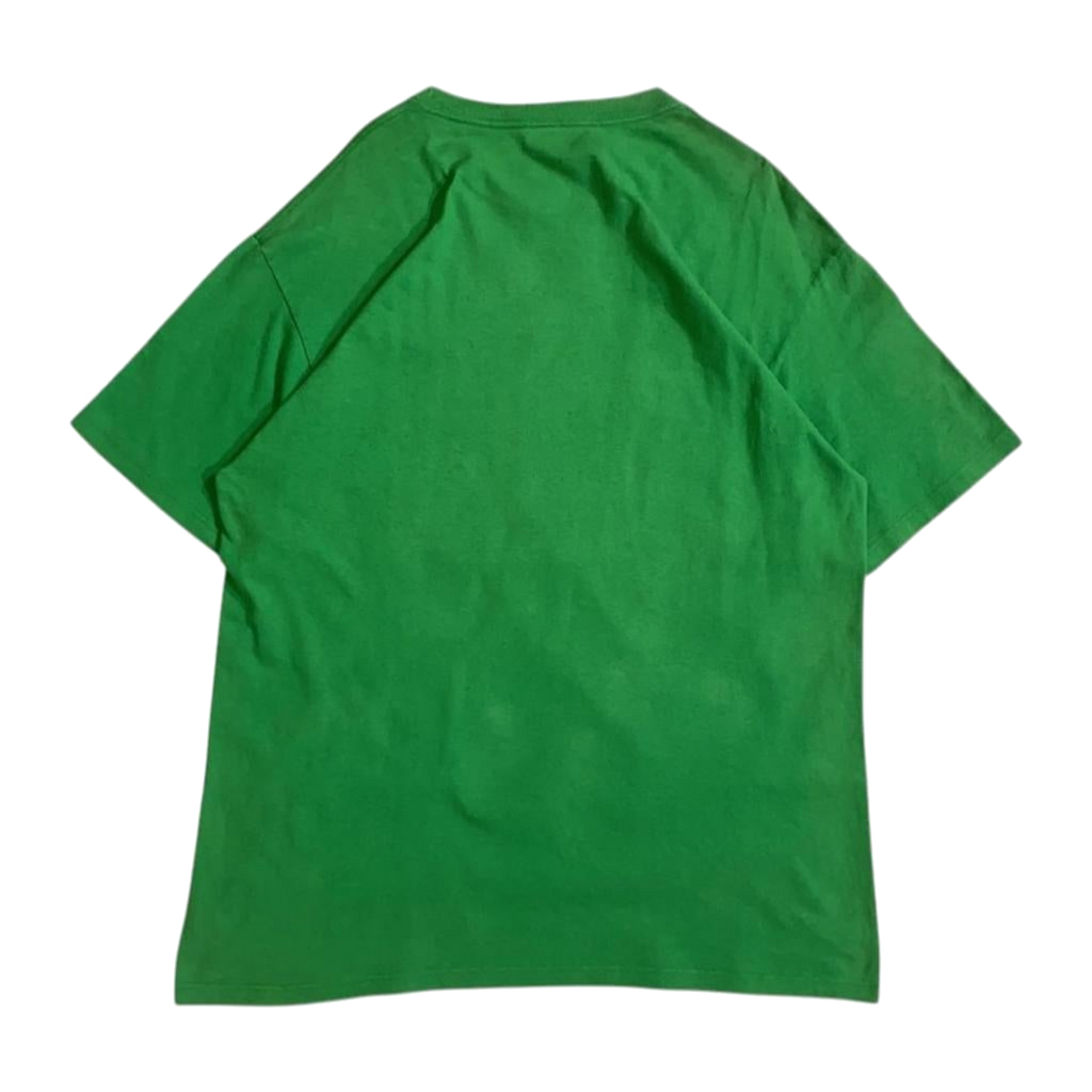 0045 ESA Limitless Hip Hop Baggy Short Sleeve T Shirt Green Y2K XL