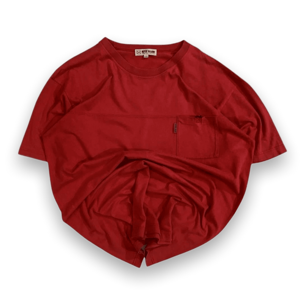 Thai Vintage NPB Short Sleeve Pocket T Shirt Red XXL