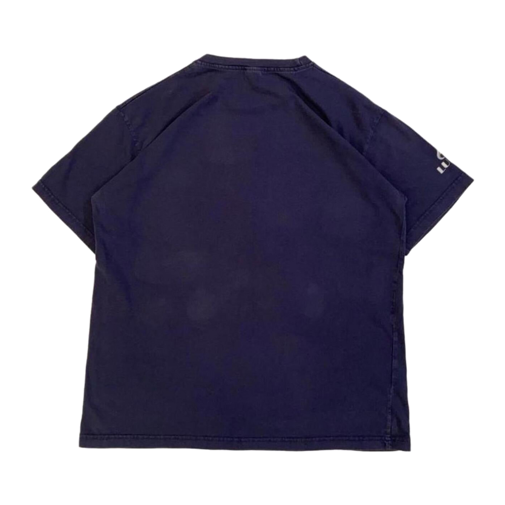 133 PTT Lube Y2K Graphic Short Sleeve T Shirt Navy M