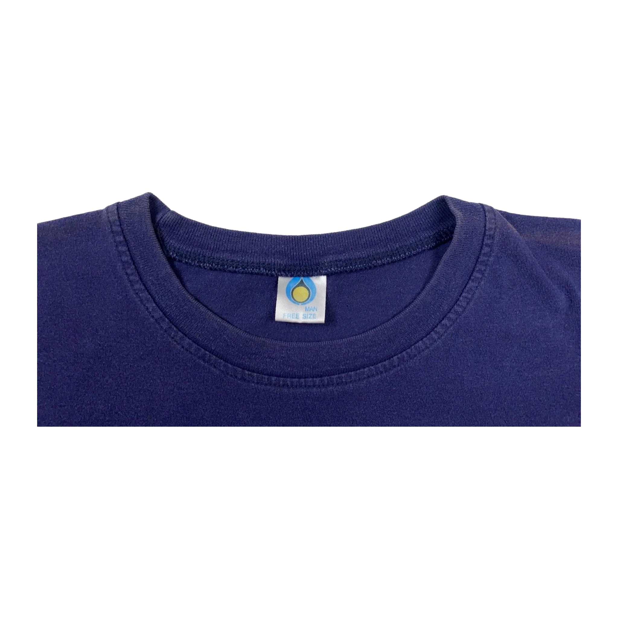 133 PTT Lube Y2K Graphic Short Sleeve T Shirt Navy M