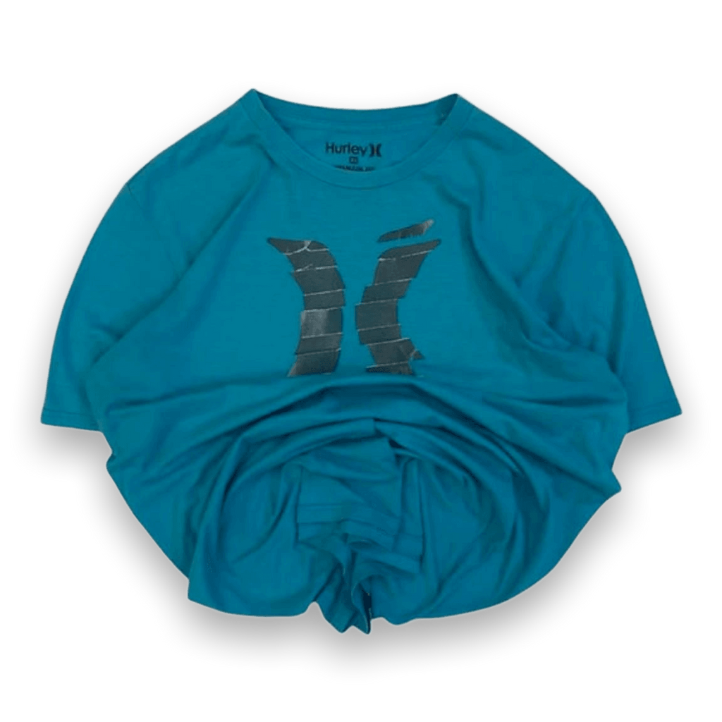 Hurley 00s Surf Short Sleeve T Shirt Blue XL