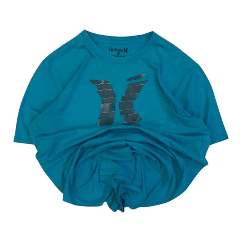 Hurley 00s Surf Short Sleeve T Shirt Blue XL