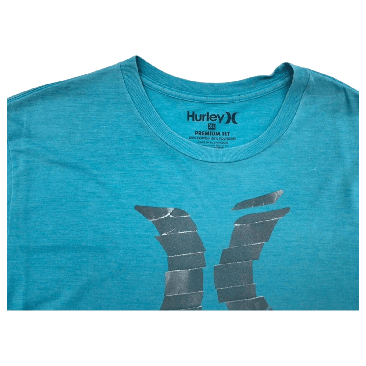 Hurley 00s Surf Short Sleeve T Shirt Blue XL