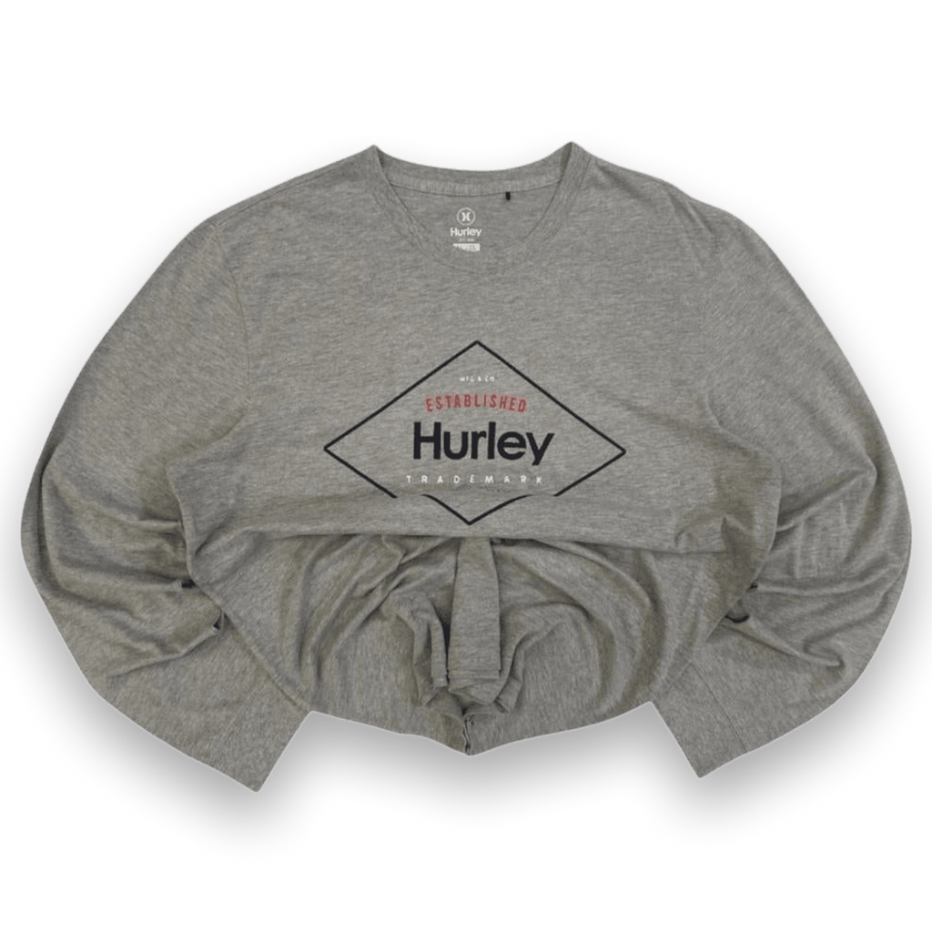 HURLEY Y2K Surf Long Sleeve T Shirt Grey XL