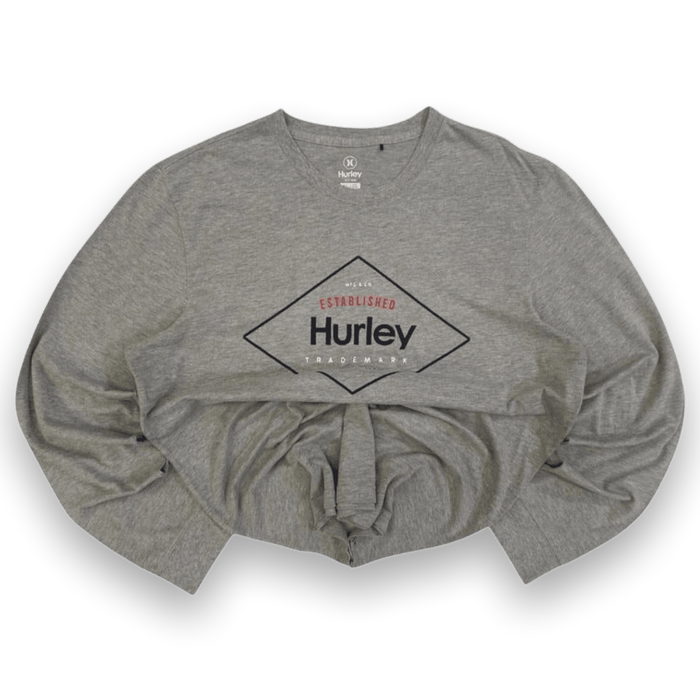 HURLEY Y2K Surf Long Sleeve T Shirt Grey XL