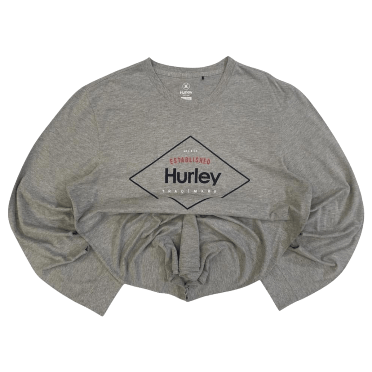 HURLEY Y2K Surf Long Sleeve T Shirt Grey XL
