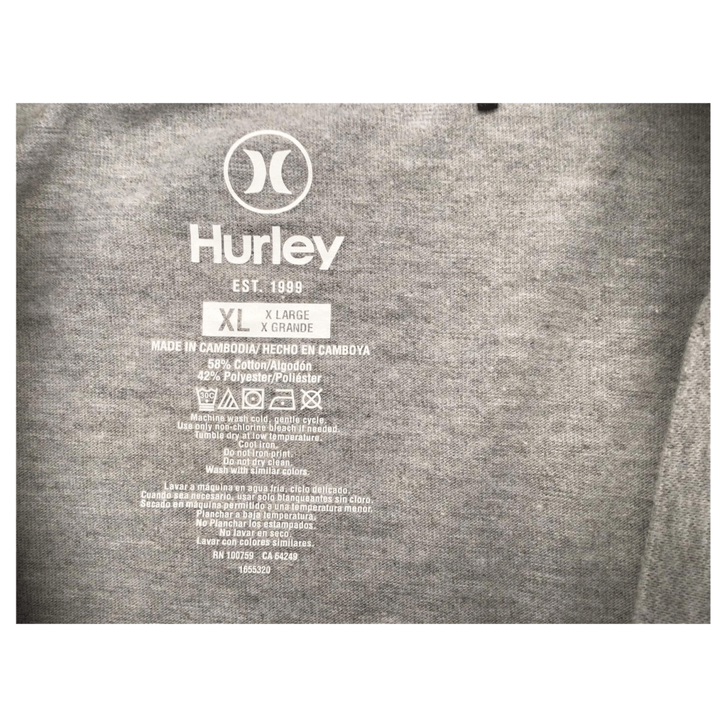 HURLEY Y2K Surf Long Sleeve T Shirt Grey XL