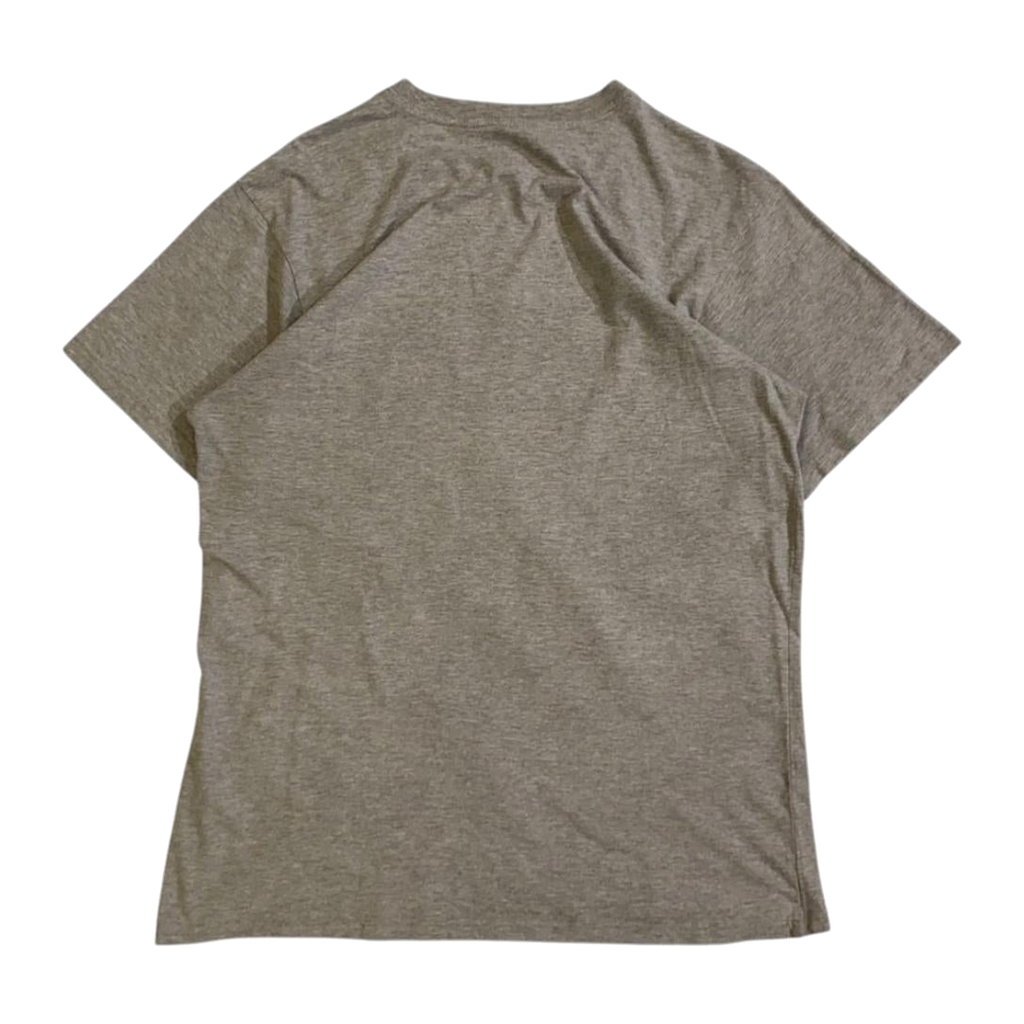 0055 BLESSED Y2K Hip Hop Baggy Graphic Short Sleeve T Shirt Grey L