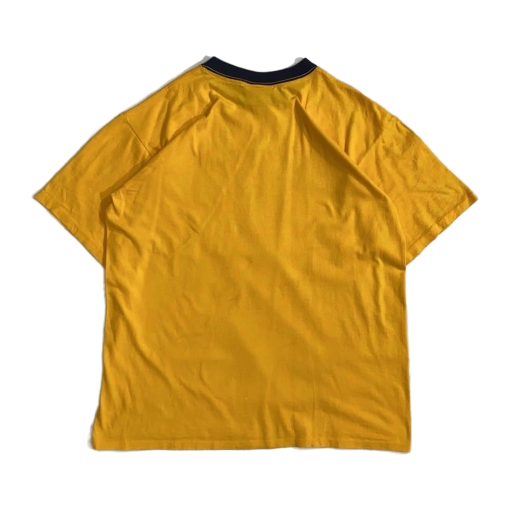 0046 Aeropostale Men's Classic Graphic Logo Short Sleeve T Shirt Yellow M