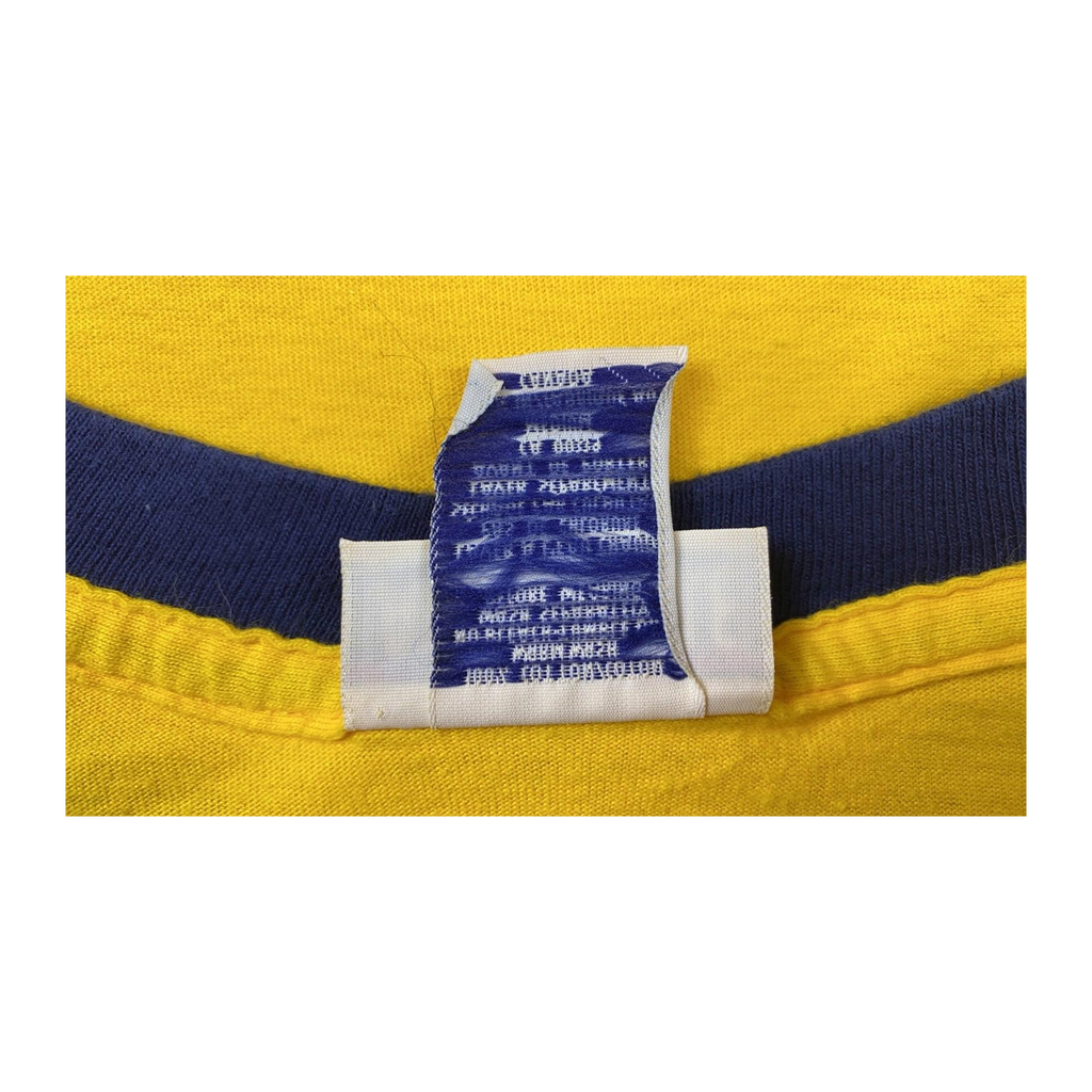 0046 Aeropostale Men's Classic Graphic Logo Short Sleeve T Shirt Yellow M