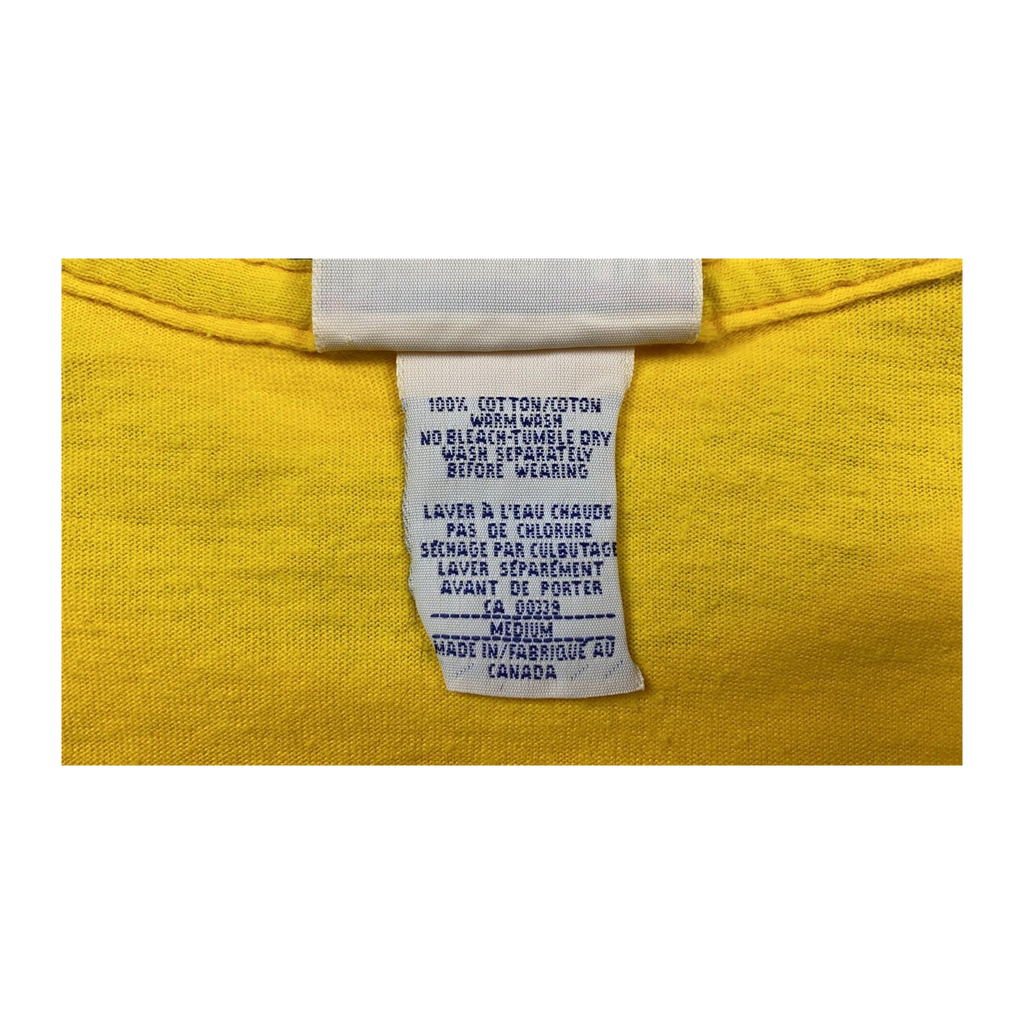 0046 Aeropostale Men's Classic Graphic Logo Short Sleeve T Shirt Yellow M