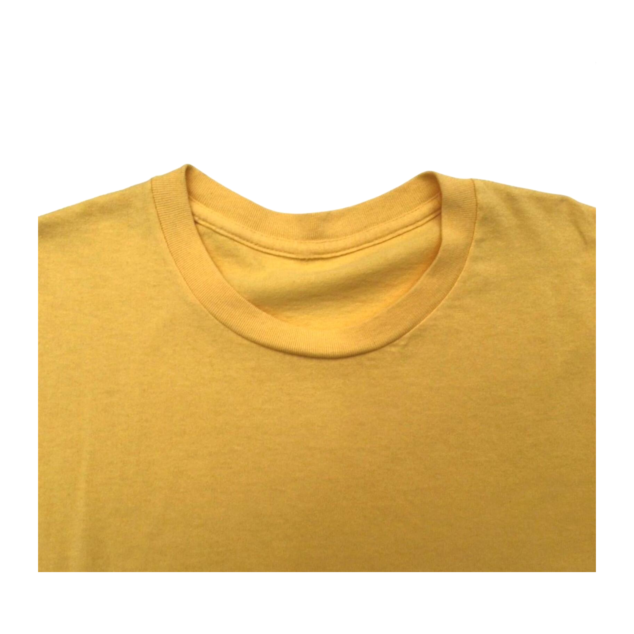 643 Casual Short Sleeve T Shirt Yellow 2XL