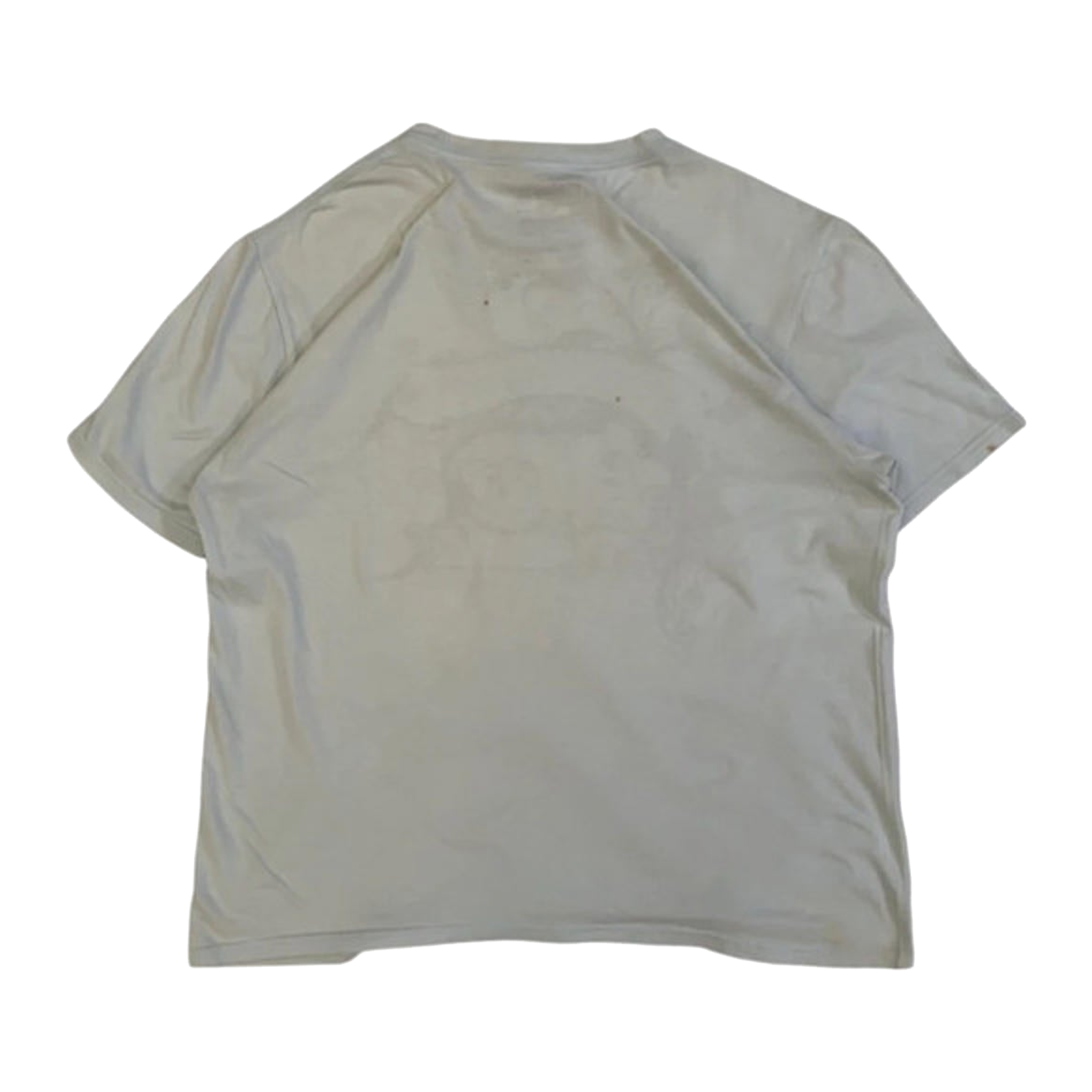 138 Hurley 2000s Tattoo Graphic Casual Short Sleeve T Shirt Light Blue L