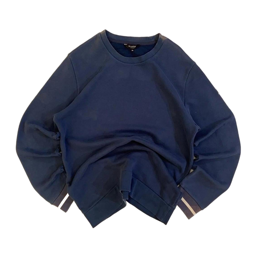 178 Bean Pole Korea Women's Y2K Casual Sweatshirt Navy L