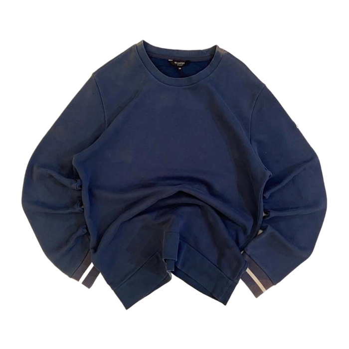 Bean Pole Korea Women's Y2K Casual Sweatshirt Navy L