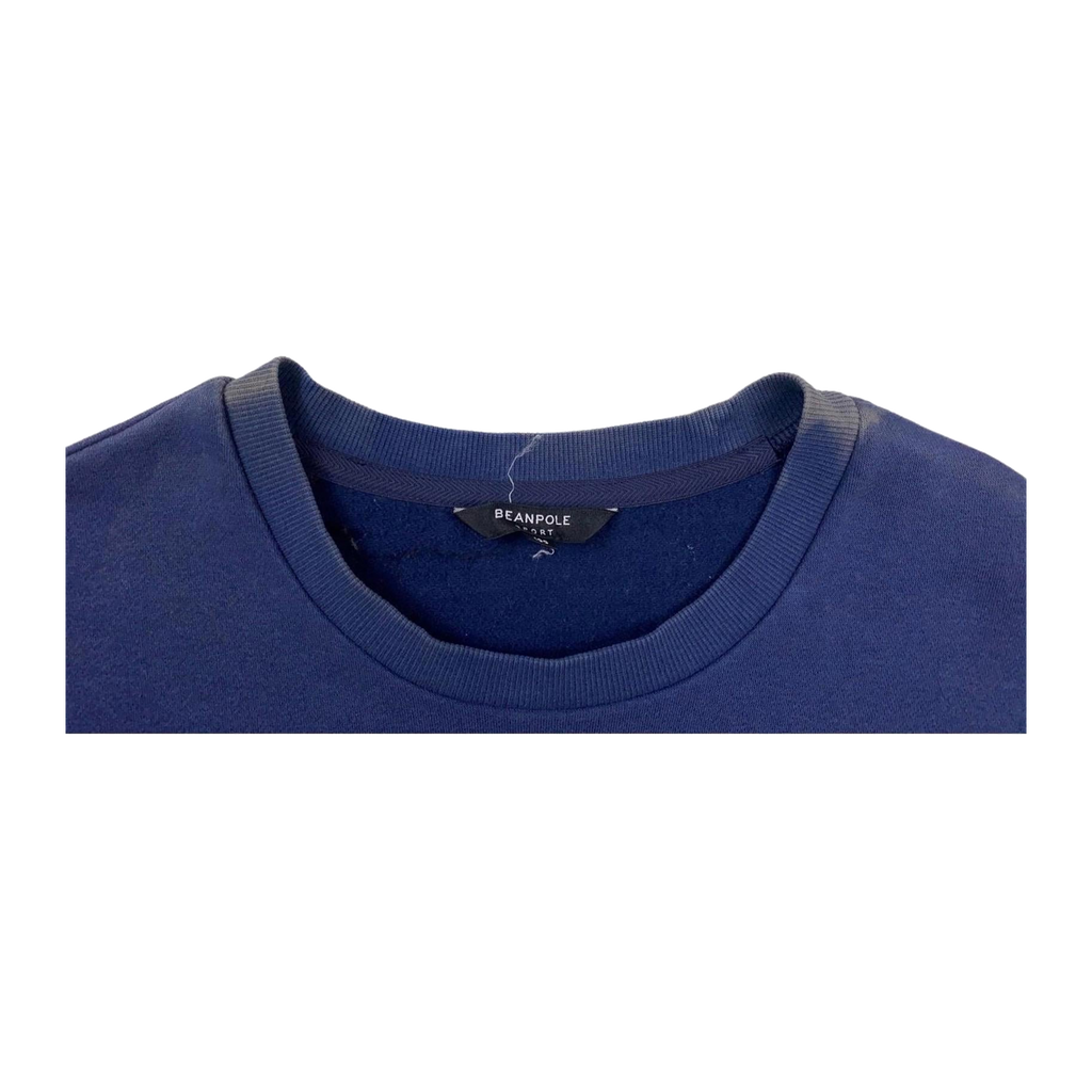 178 Bean Pole Korea Women's Y2K Casual Sweatshirt Navy L