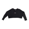 3162 BENCH Women's Y2K Skater Oversized Cropped Sweater Black XL
