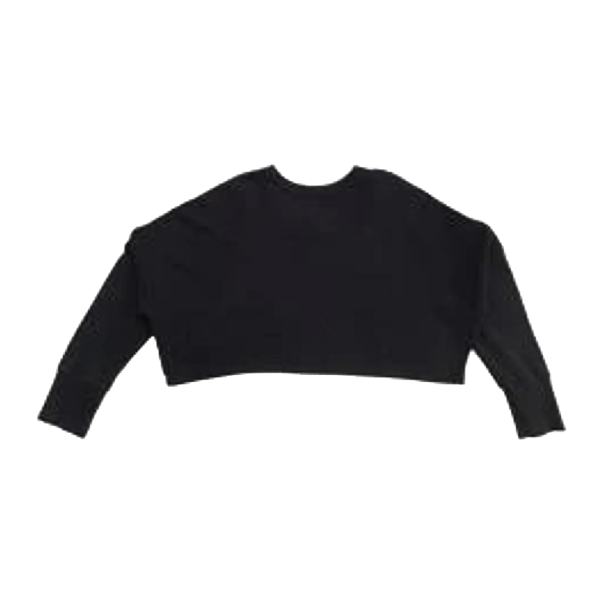 3162 BENCH Women's Y2K Skater Oversized Cropped Sweater Black XL