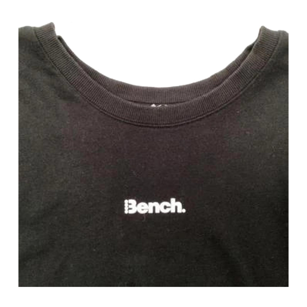 3162 BENCH Women's Y2K Skater Oversized Cropped Sweater Black XL