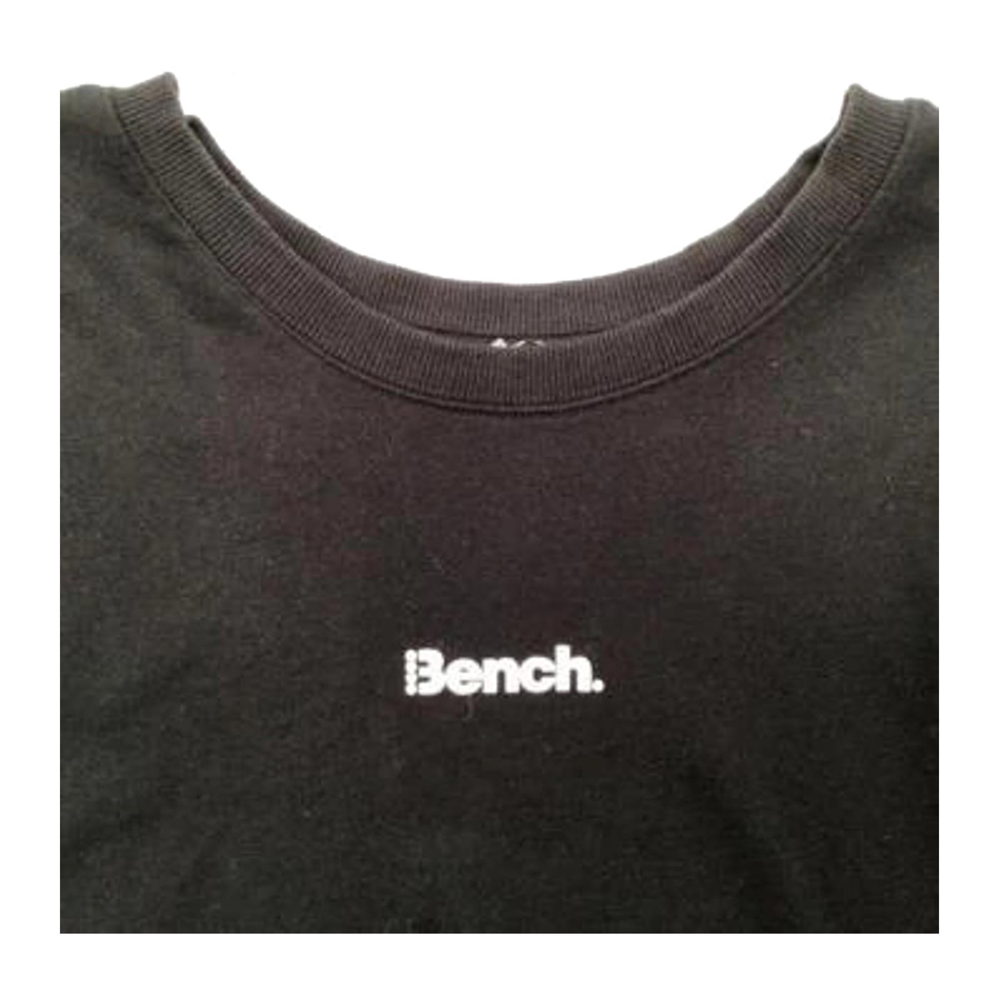 3162 BENCH Women's Y2K Skater Oversized Cropped Sweater Black XL