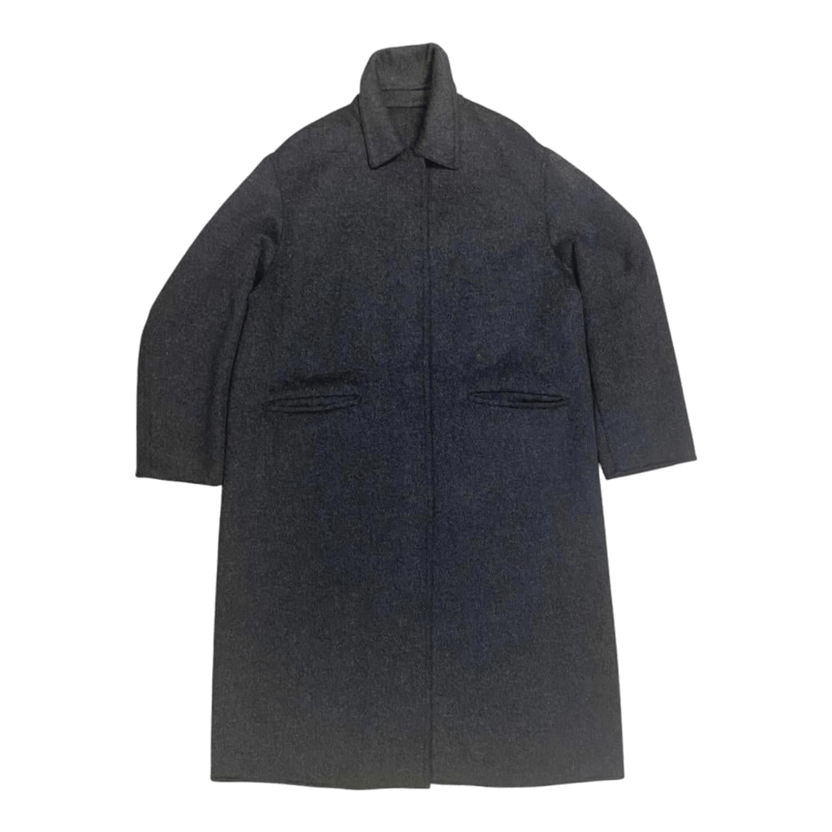 JW Anderson X Uniqlo Women's Wool Blend Coat Grey L