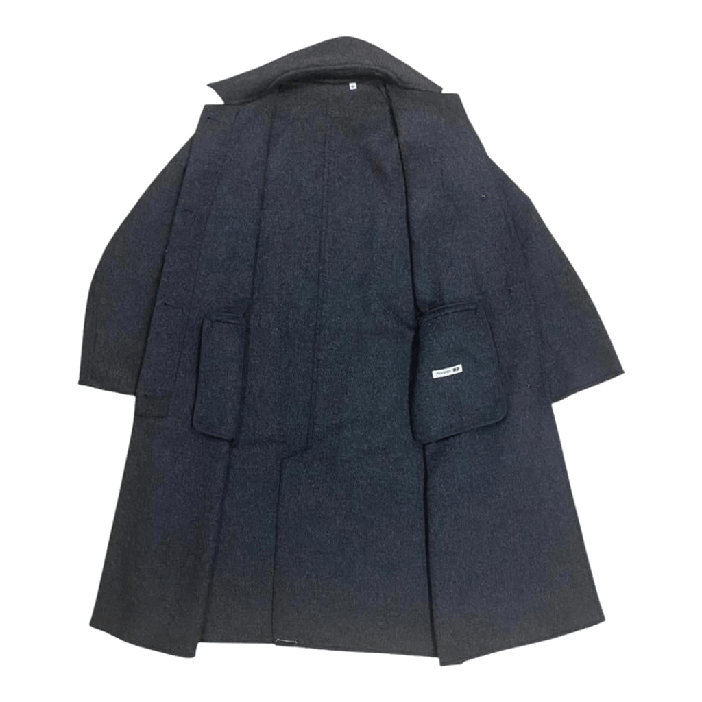 JW Anderson X Uniqlo Women's Wool Blend Coat Grey L