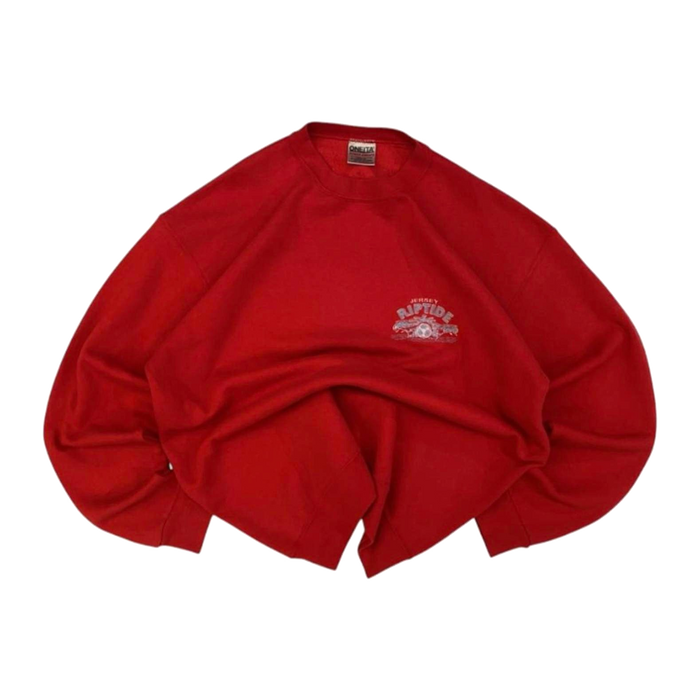 Jersey Riptide 90's Surf Vintage Men's Crew Neck Sweatshirt Red XL