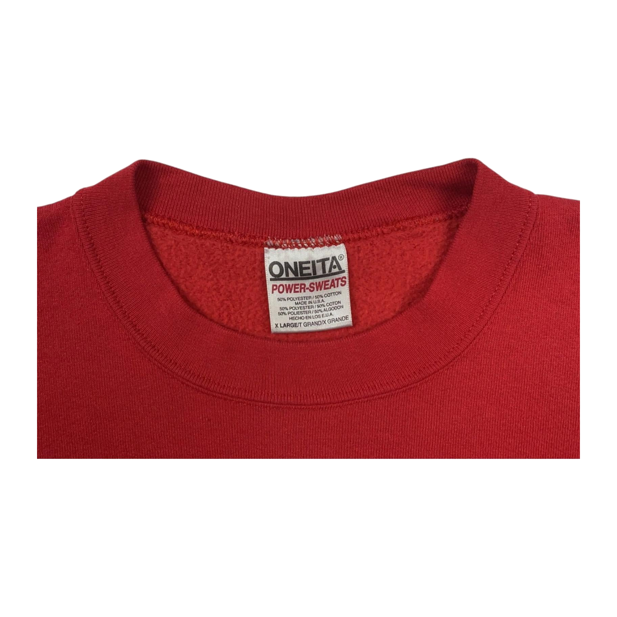 170 Jersey Riptide 90's Surf Vintage Men's Crew Neck Sweatshirt Red XL