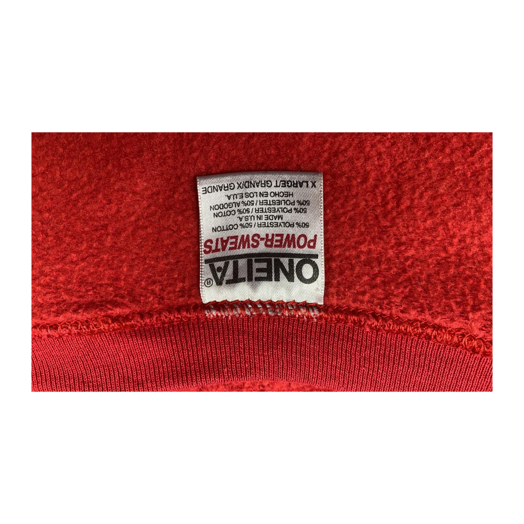 170 Jersey Riptide 90's Surf Vintage Men's Crew Neck Sweatshirt Red XL