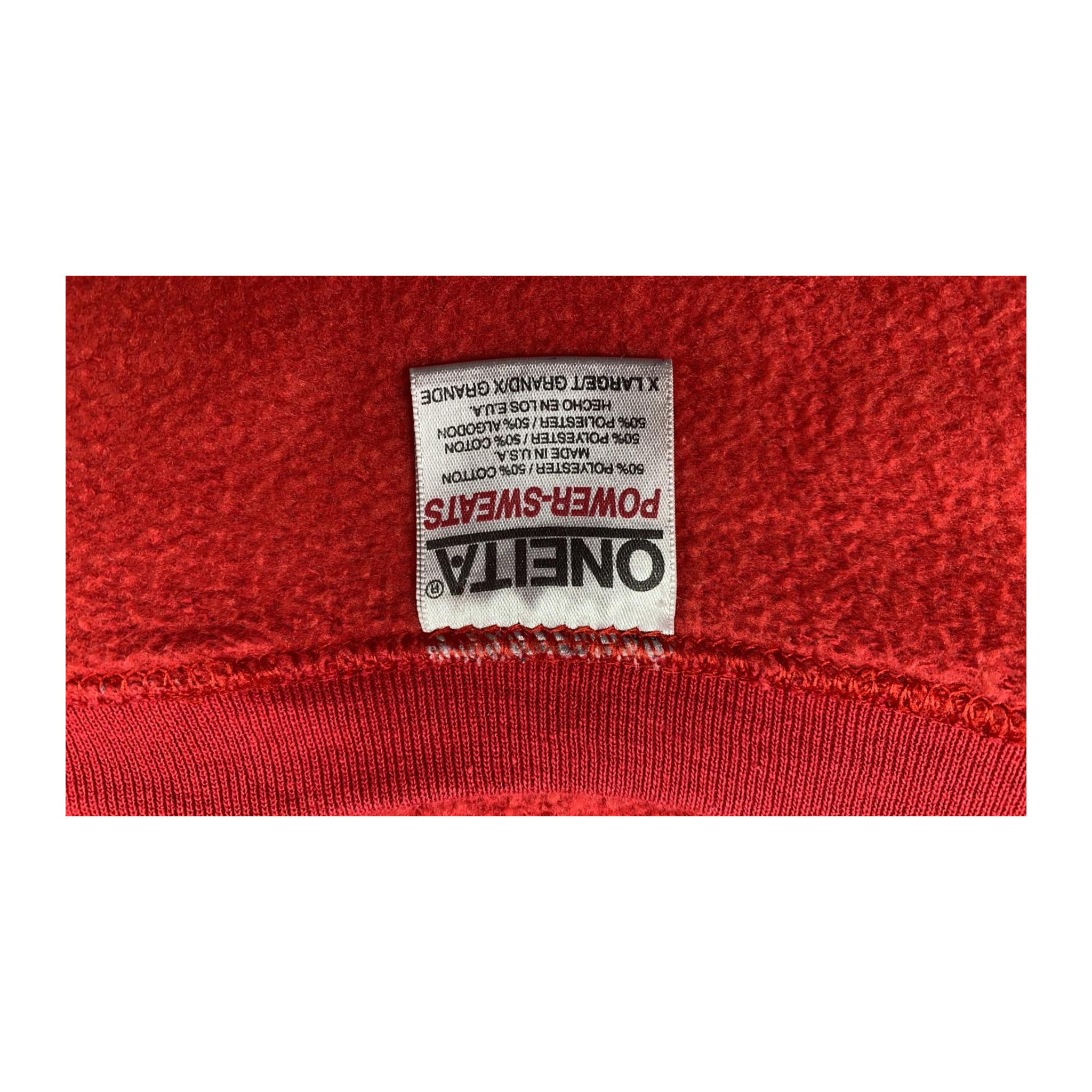 170 Jersey Riptide 90's Surf Vintage Men's Crew Neck Sweatshirt Red XL