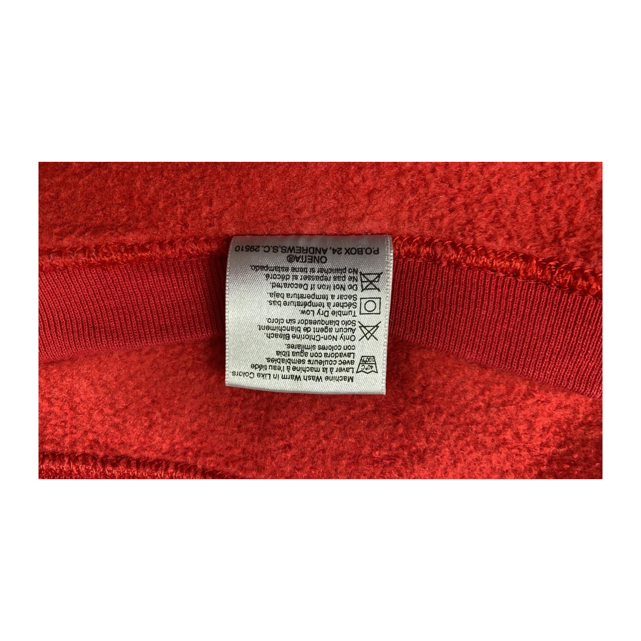 170 Jersey Riptide 90's Surf Vintage Men's Crew Neck Sweatshirt Red XL