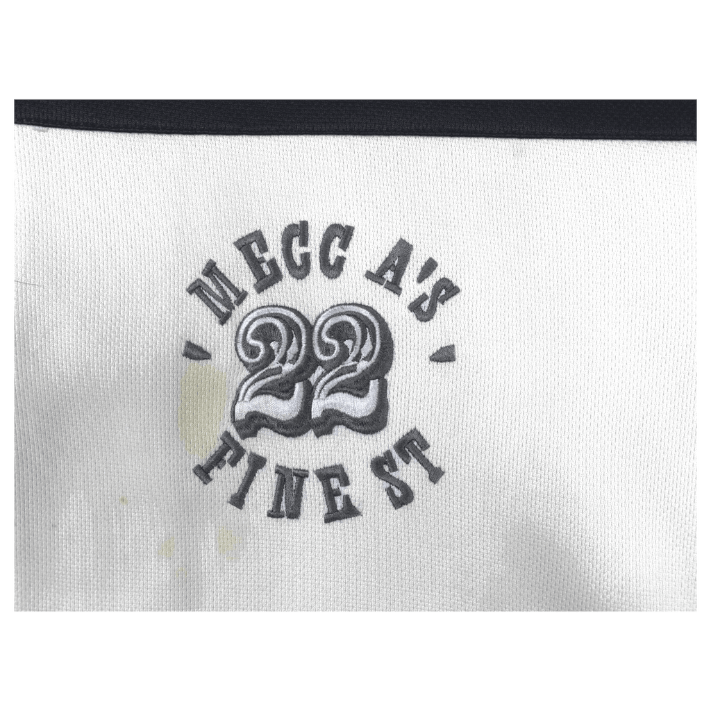 MECCA Men's Hip Hop Baggy Short Sleeve Zip Up Sweater Y2K 4XL