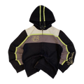 0083 Harley Davidson Women's Y2K Moto Hoodie Black L
