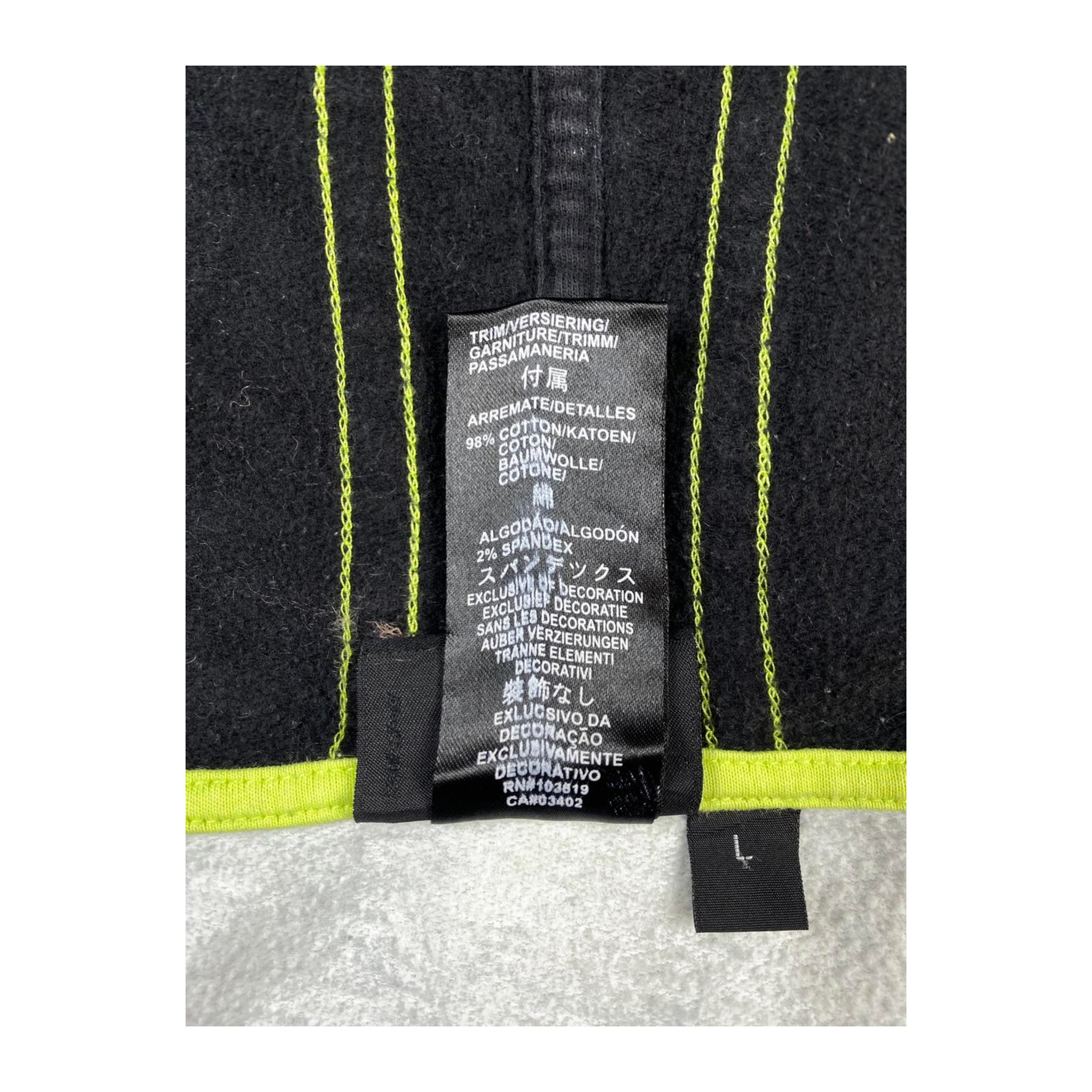 0083 Harley Davidson Women's Y2K Moto Hoodie Black L