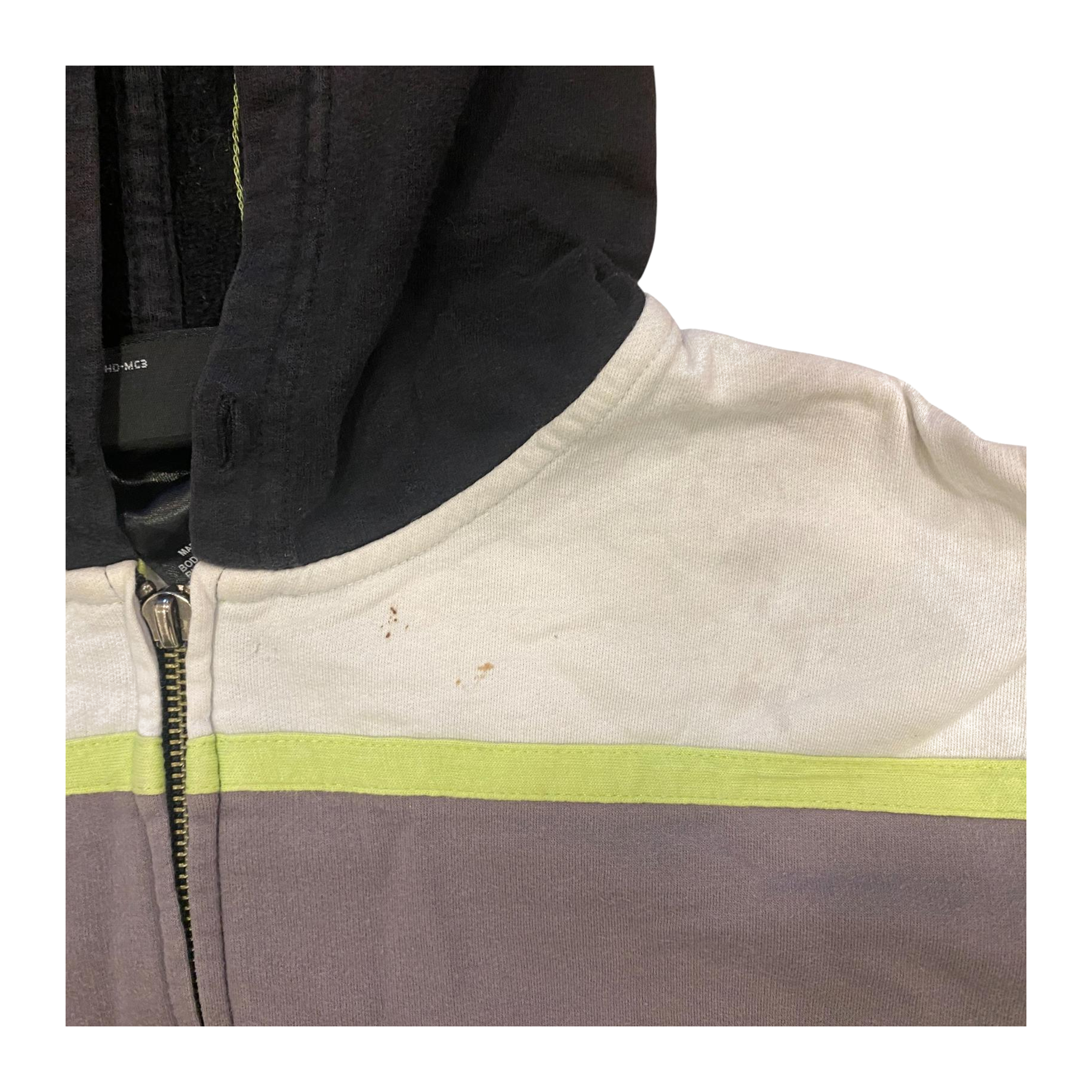 0083 Harley Davidson Women's Y2K Moto Hoodie Black L