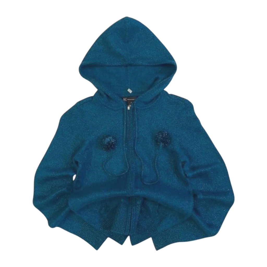193 INC International Concepts Y2K Women's Hoodie Blue M
