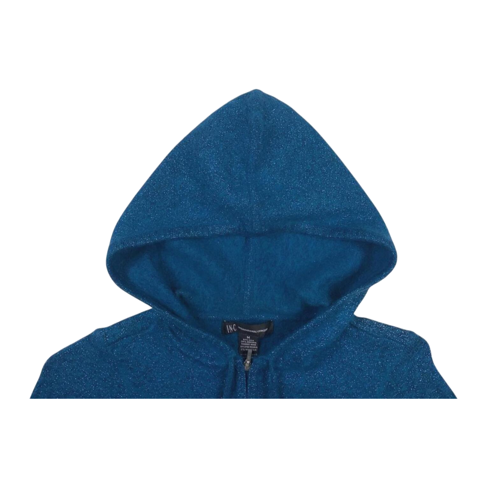 193 INC International Concepts Y2K Women's Hoodie Blue M