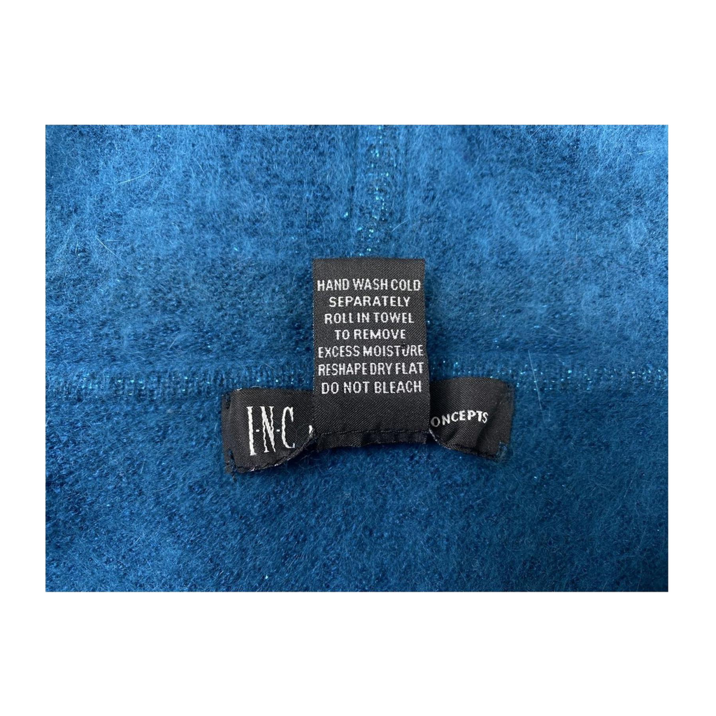 193 INC International Concepts Y2K Women's Hoodie Blue M