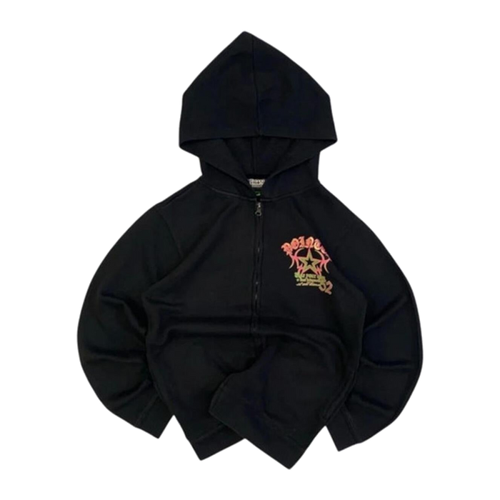Strange Heaven Japanese Vintage Women's Y2K Hoodie Black M