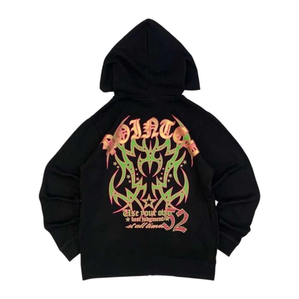 150 Strange Heaven Japanese Vintage Women's Y2K Hoodie Black M