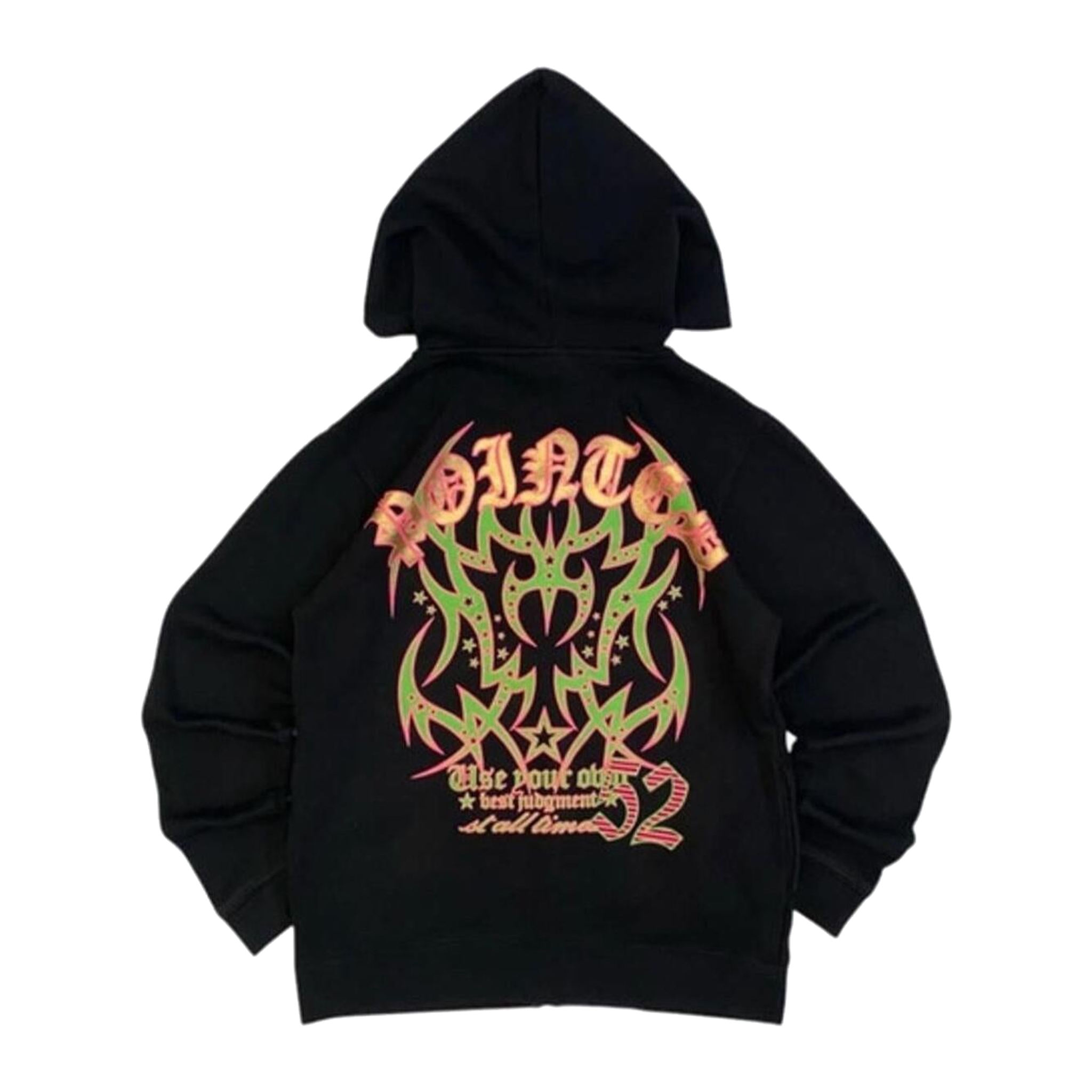 150 Strange Heaven Japanese Vintage Women's Y2K Hoodie Black M