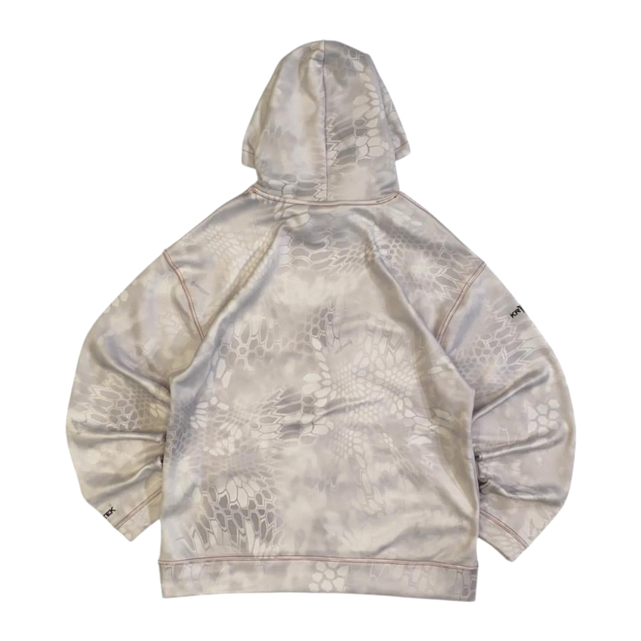 188 Krytek Men's Baggy Camo Tint Y2K Hoodie White M