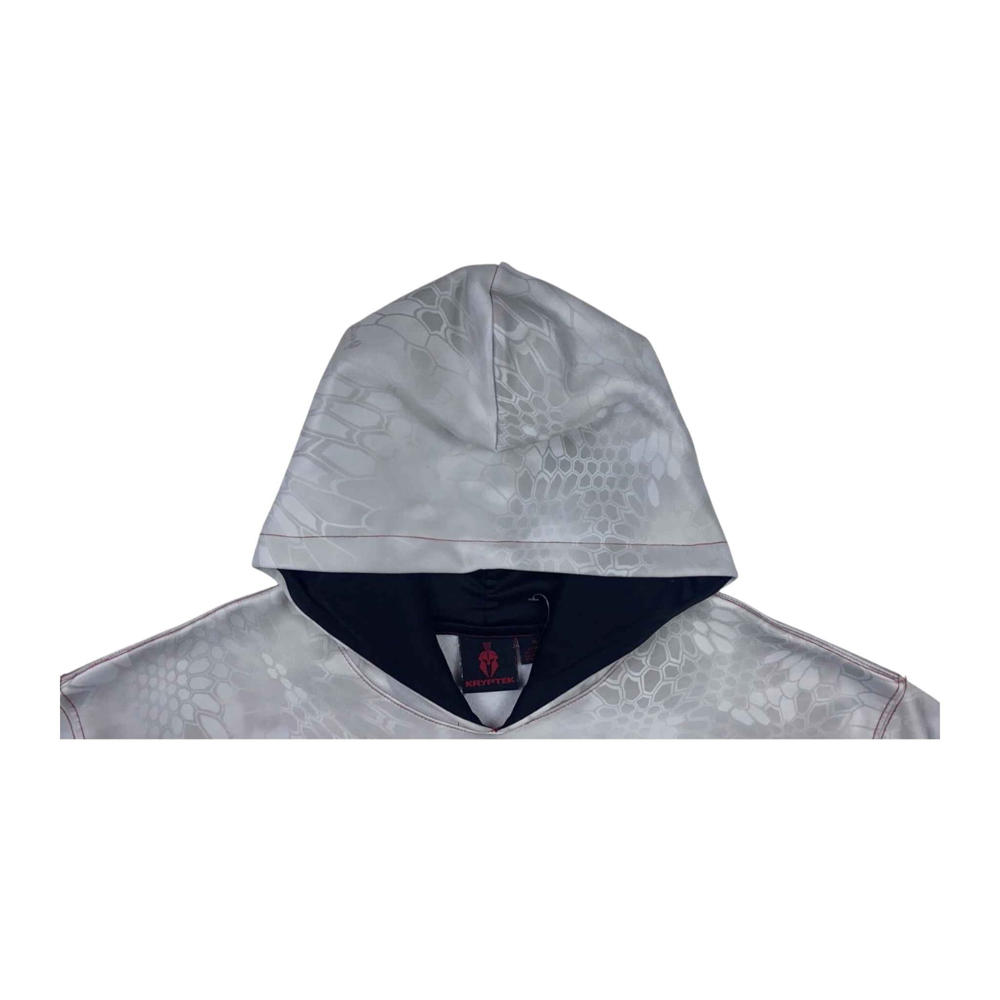188 Krytek Men's Baggy Camo Tint Y2K Hoodie White M