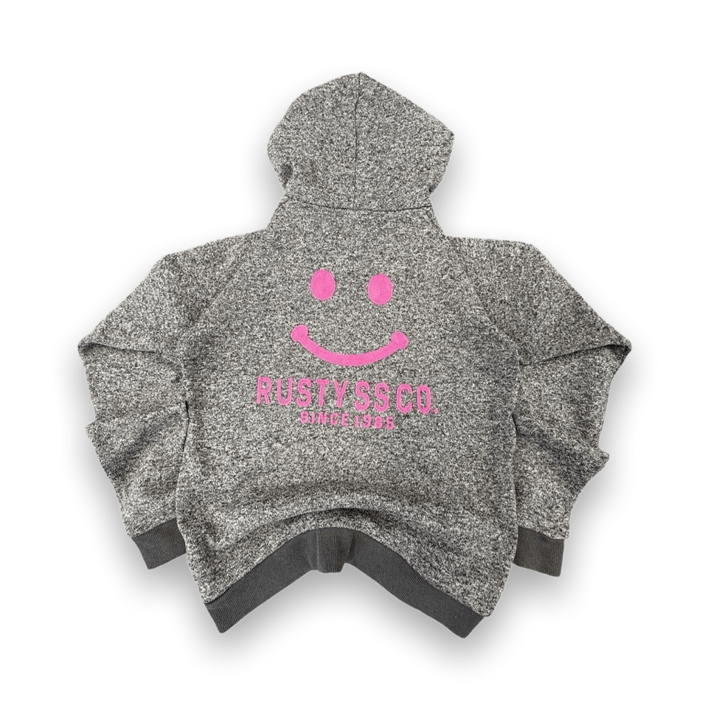 Rusty Surf Women's Y2K Embroidered Hoodie Grey M