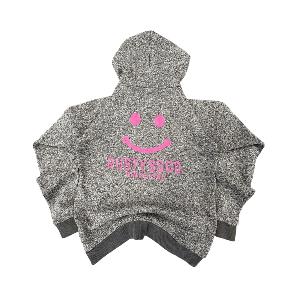Rusty Surf Women's Y2K Embroidered Hoodie Grey M